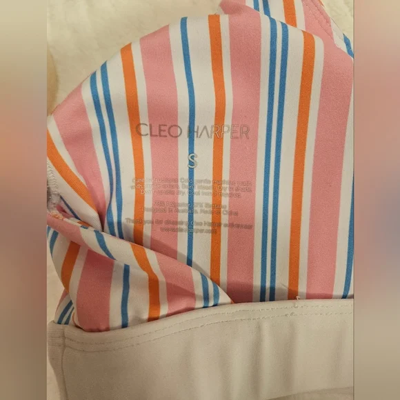 Cleo Harper Riley Bralet Striped Multi-Color Size S - Picture 8 of 10
